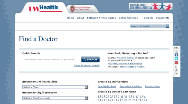 findadoctor.uwhealth.org