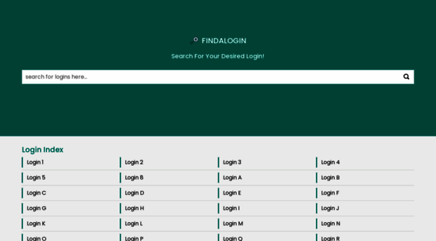 findalogin.com