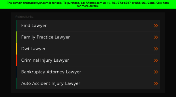 findarablawyer.com