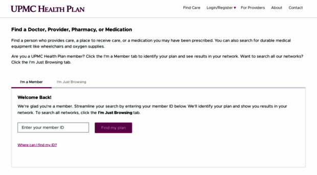 findcare.upmchealthplan.com