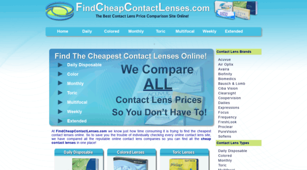 findcheapcontactlenses.com