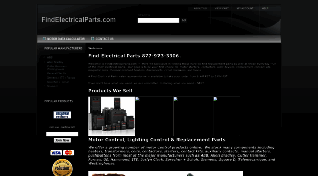 findelectricalparts.com