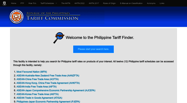 finder.tariffcommission.gov.ph