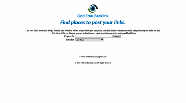 findfreebacklink.com