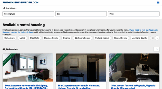 findhousingsweden.com