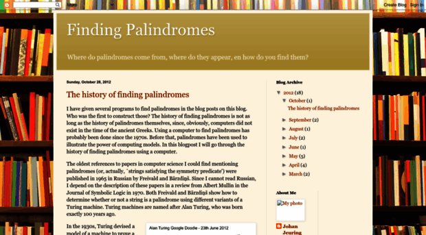 finding-palindromes.blogspot.com