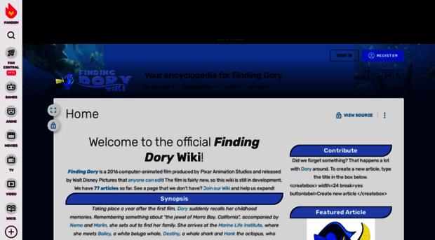 findingdory.wikia.com