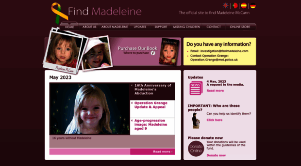 findmadeleine.com