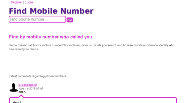 findmobilenumber.co.uk