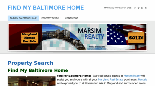 findmybaltimorehome.com