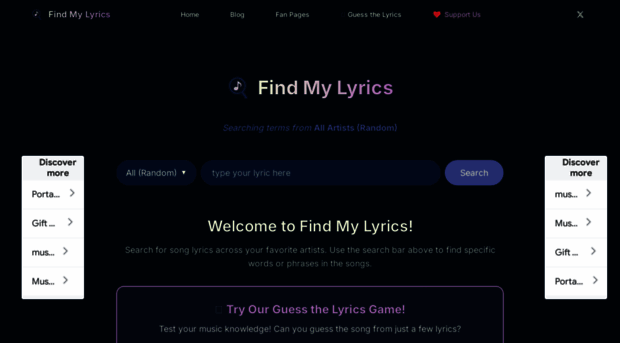 findmylyrics.com