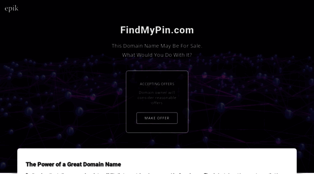 findmypin.com