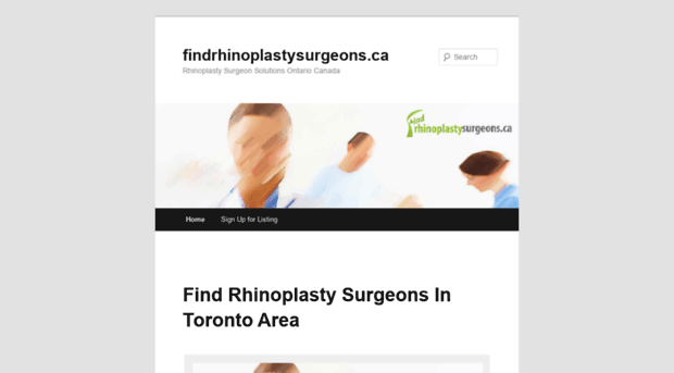 findrhinoplastysurgeons.ca