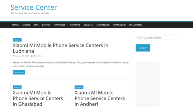 findservicecenter.com