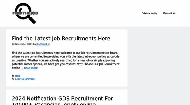 findthejob.in