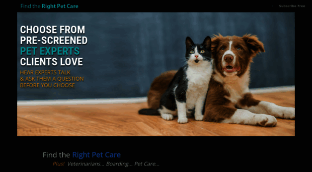 findtherightpetcare.com