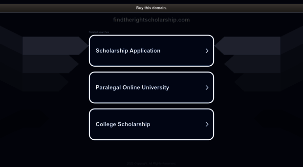 findtherightscholarship.com