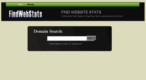 findwebstats.com