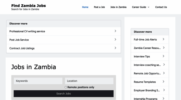 findzambiajobs.com