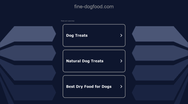 fine-dogfood.com