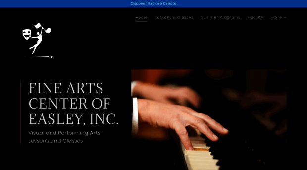 fineartscenterofeasley.com