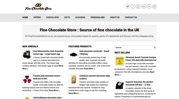 finechocolatestore.co.uk