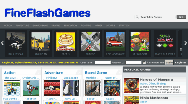 fineflashgames.com