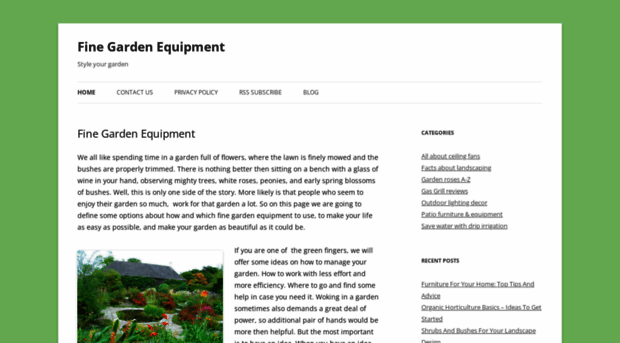 finegardenequipment.com