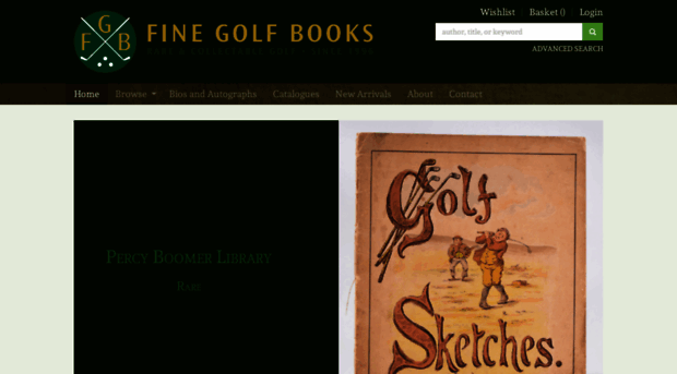 finegolfbooks.com