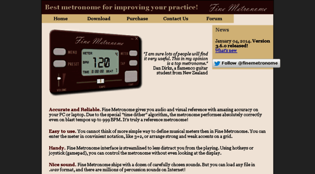 finemetronome.com