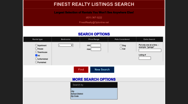 finestrealtyrentalsearch.com