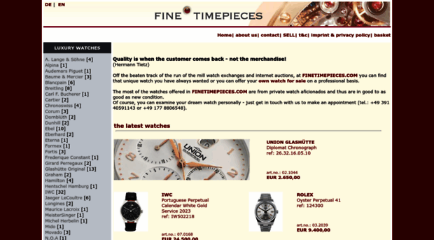 finetimepieces.com