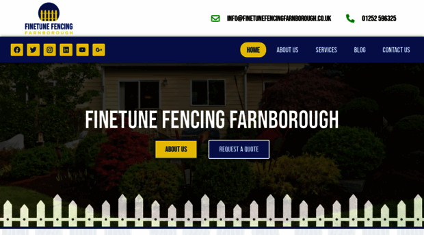finetunefencingfarnborough.co.uk