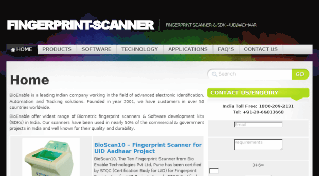 fingerprint-scanner.bioenabletech.com