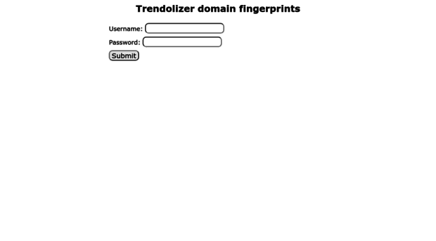 fingerprints.trendolizer.com