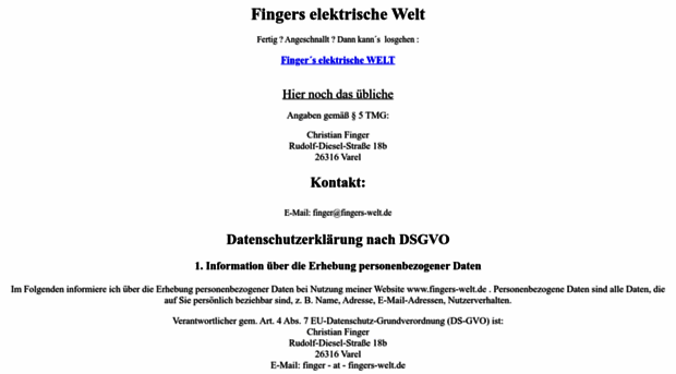 fingers-welt.de