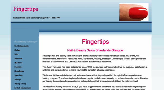 fingertipsnailsalon.co.uk