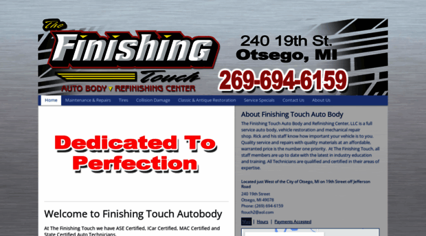 finishingtouchautobody.net