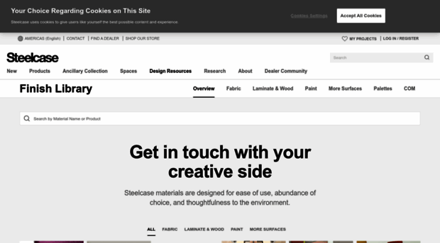finishlibrary.steelcase.com
