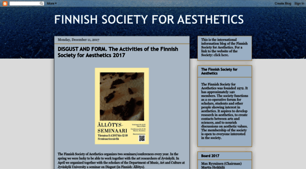 finnishsocietyforaesthetics.blogspot.com