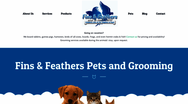 finsandfeatherspetsandgrooming.com