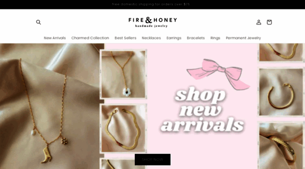 fireandhoneyjewelry.com