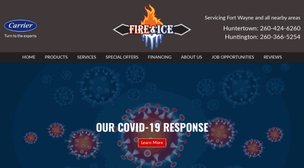 fireandicehvac.net