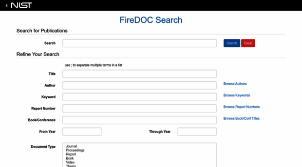 firedoc.nist.gov