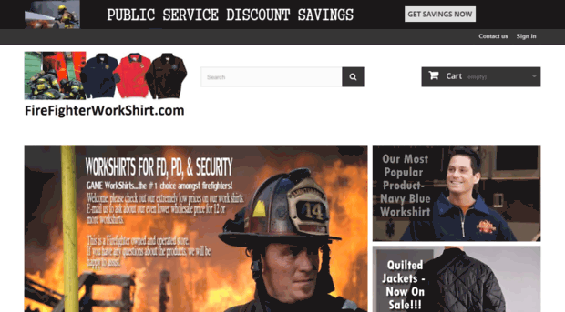 firefighterworkshirt.com