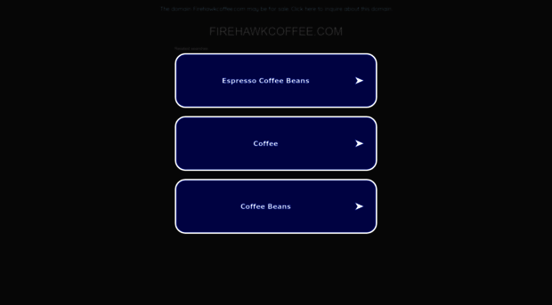 firehawkcoffee.com