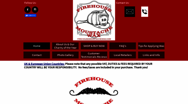 firehousemoustachewax.com