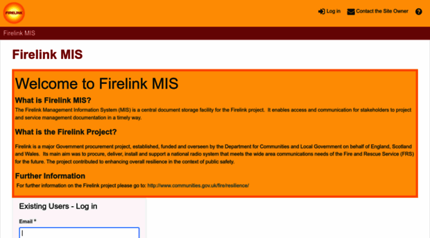 firelinkmis.org.uk