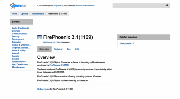 firephoenix-3-1-1109.updatestar.com