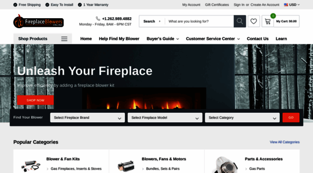 fireplaceblowersonline.com